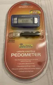 New Sealed Sportline Pedometer Triple Function Calorie Monitor
