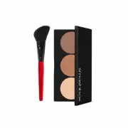Smashbox Step-By-Step Contour Kit | Buildable, Highlight, Shapes + Brush, 0.4 Ou