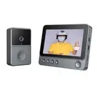Wireless Video Doorbell with Clear Display and Two Way Intercom System