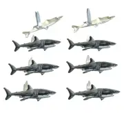 Eyelet Outlet Shape Brads 12/Pkg-Shark QBRD2-1GJ2Y