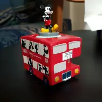 在飛比找蝦皮購物優惠-英國 迪士尼 限定 米奇 倫敦 巴士 擺飾 水晶球 米老鼠 