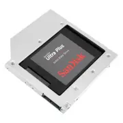 Orico Aluminium L95SS Laptop CD-ROM Bay Drive Bracket For 2.5 SATA Drives.WP