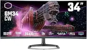 Cooler Master Curved Series 144Hz VA QD Tech Ultra-WQHD 34-Inch Gaming Monitor, Black