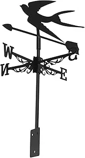 MERRYHAPY 1 Set Wind Vane Outdoor Ornaments Weather Vanes Roof Mount Chicken Decor Weather Vanes for Barns Crow Decor Wind Spinners Outdoor Direction Indicator Roof Decorations
