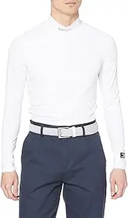 PEARLY GATES(パーリーゲイツ) Parly Gates 053-3166401 Men's Long Sleeve High Neck Shirt (UV Protection, Absorbent, Quick Drying, Cool Touch, Antibacterial, Odor Resistant), Golf Inner Shirt, 030_White, 6