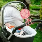 Compact Mini Fan Portable Powerful Battery Operated Stroller with Flexible