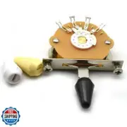 Electric Guitar 3 Way Pickup Selector Toggle Switch with Black/White/Yellow K