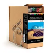 D'Addario EJ16-B25 Phosphor Bronze Acoustic Guitar Strings, Light, 25 Bulk Sets