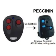 Peccinin remote control 3 Buttons Garage Door gate opener 433.92Mhz Rolling Code