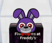 Five Nights At Freddys Bonnie Chibi Vinyl Pin 1.50" New 2023 Horror Video Games
