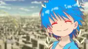 Anime magi the labyrinth of magic aladdin smiling blue Playmat Gaming Mat Desk