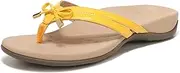 [Vionic] Women's Rest Bella X Flip Flop-Comfotable Slide On Toe Posts Sandals with Orthotic Insole Arch Support, Medium and Wide Widths, Sizes 5-11, Women's Sandals