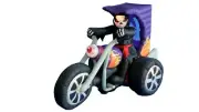 Halloween Air Blown Inflatable Yard Blowup Decoration Grim Reaper on Motorcycle