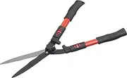 Meister 9718300 Hedge Shears Extra Long Blade Serrated Edge and Non-Stick Coating for Cutting Back Hedge Plants / Box Shears / Garden Shears / Double Hand Shears