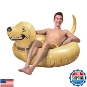 GoFloats Buddy the Dog Party Tube Inflatable Raft, Float in Style (for Adults