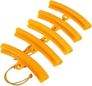 5 Pcs Rim Protector Wheel Rim Saver Tire Changer Guard Fixing Tyre Rim Cover (Orange)