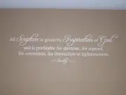 NEW custom Bible verse Vinyl Wall Art scripture NICE