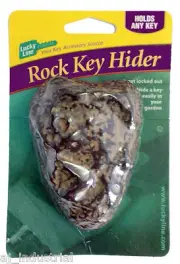 Fake Rock Key Hider Home Garden Key Safe Storage House Door
