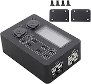 FJMQHU 12V Power Box with 4 X, 6 X USB and 2 X 12V Sockets, Quick Charger 3.0 for Camping, Fishing, Outdoor, Emergency, Boat, Power Box