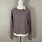 NEW Calia $45 Diamond Mesh Top S Luxe Mauve Purple Carrie Underwood Pullover