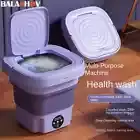 Home Folding Washing Machine Bucket Clothes Socks Underwear Small Washers New