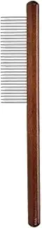 Flea Comb For Cats - Cats Grooming Flea Comb | Stainless Steel Needles Flea Comb With Wooden Handle | Dense Teeth Pet Grooming Brush, Pet Comb For Shedding Hair, Tangles Knots, Matted Hair
