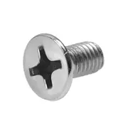 M6x12mm Flat Countersunk Head Phillips Machine Socket Screws Bolts G304 Stainless Steel Fully Threaded Metric Assortment Industry Furniture