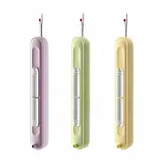 2 in 1 Automatic Needle Threaders Seam Ripper,Quilting Supplies Sewing Kit,Quick Sewing Machine Loop Needle Threaders,3 Pack