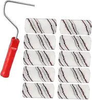COHEALI 1 Set Mini Paint Roller with Assorted Color Rollers and Handle for DIY Wall Painting for Both Adults and Durable and Easy to Use