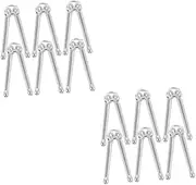 [DEARMAMY] Drum Stick Necklace Jewelry Craft Charms Bracelet Making Supplies DIY Earrings Accessories Alloy Charms Pendants Charms Bulk Drum Sticks Pendant Zinc Alloy Silver