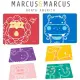 加拿大MARCUS＆MARCUS動物樂園矽膠餐墊(獅子/河馬/鯨魚/長頸鹿/粉紅豬/大象)