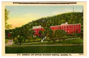 Postcard "Memorial and Crippled Children's Hospital, Roanoke, VA."