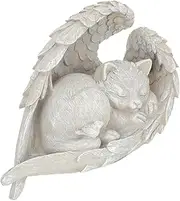 VANZACK Pet Memorial Stones Cat Memorial Stone Ornament Pet Tribute Statue Pet Cremation Bereavement Present