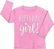 [Lalo & Luna] Happy Birthday T-Shirt (Girls 1 to 12) Sassy Kids Party Tee - Sweet Baby/Toddler Outfit