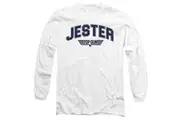 Top Gun Unisex Adult Jester Varsity T-Shirt (White) - UTTV10845