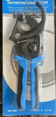 Jonard Tools RC-600 Stainless Steel Ratcheting Cable Cutter
