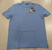 $138 Mens BOSS Hugo Boss "Kent" LS Button Up Shirt Blue 2XL