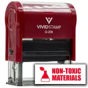 All Quality Non-Toxic Materials Self-Inking Rubber Stamp