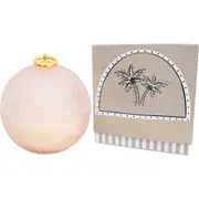 LVD Glass Candle Bauble Home/Office Ornament Decor 12x12cm Sandalwood Mandarin