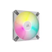 CORSAIR AF SLIM Series, AF120 RGB SLIM WHITE, 120mmx15mm Fluid Dynamic RGB Fan,