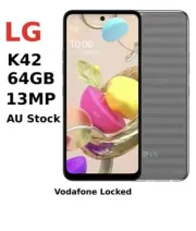 BRAND NEW VODAFONE LG K42 6.6” 64GB/ 3GB 4000 mAh Grey/Gray AU Stock Sealed