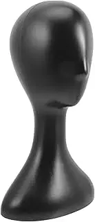 CIYODO Model Head Props Hair Model Hats Mannequin Display Stand Hat Display Holder Mannequin Stand DIY Headdress Tool Mannequin Head Display Head Hat Stands Display Hat Form Black Plastic