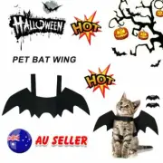 Wings Vampire Black Cute Fancy Dress Up Halloween Pet Dog Cat Costume RO