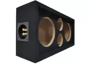 Speaker Pod Enclosure Box Carpeted MDF fits 6" Midrange/Speakers and 1" Tweeters