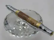 GORGEOUS HIGH QUALITY HANDMADE BROADWELL NOUVEAU SCEPTRE BLACK ASH BURL BP PEN/2