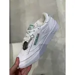 <TAIWAN小鮮肉> REEBOK CLUB C 35周年 經典OG 白色 綠色 復古 皮革 男女 FX3874