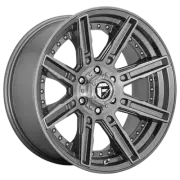 20x10 Fuel D710 ROGUE PLATINUM BRUSH GUN MTL TINTED Wheel 8x180 (-18mm)
