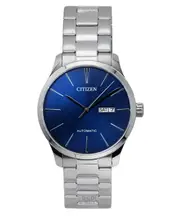 Citizen Automatic Stainless Steel Day/Date Blue Dial NH8350-83L 50M Mens Watch
