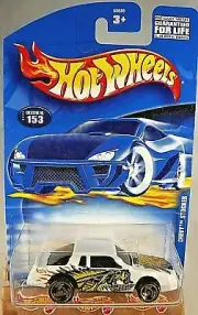 2001 Hot Wheels Mainline/Collector #153 CHEVY STOCKER White w/Gold RZR Sp Wheels