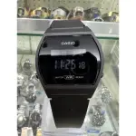 【金台鐘錶】CASIO 卡西歐 防水50米 酒桶型 (全黑)經典款 LW-204-1B